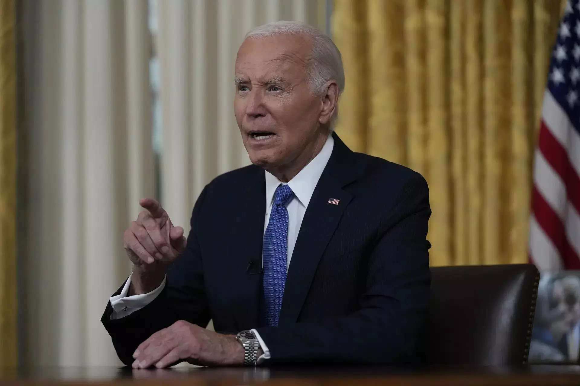 Joe Biden name-drops Democrats who pushed him out of presidential race in staged coup