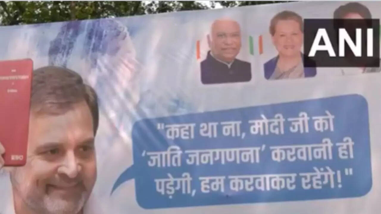 ‘Jhukti hai duniya’: Rahul Gandhi posters crop up after Centre’s caste census nod